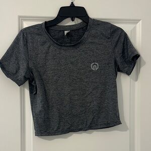 Gray Women's Crop Top